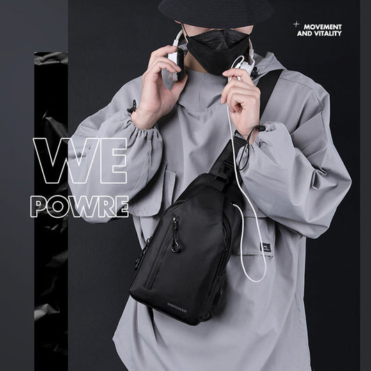 Messenger-vÀska med axel för mÀn