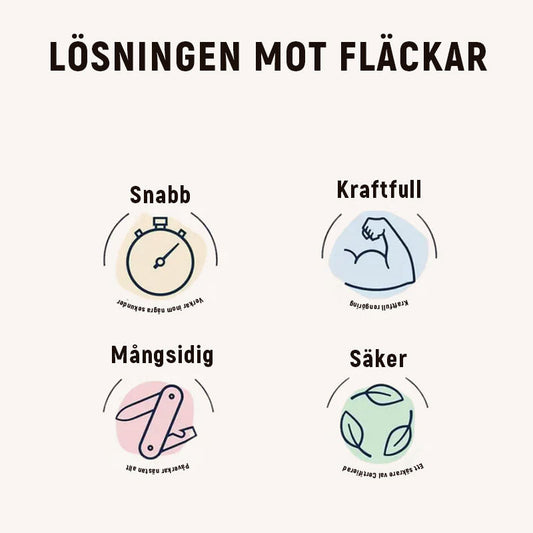 Multifunktionell flÀckborttagning Rengöringsmedel