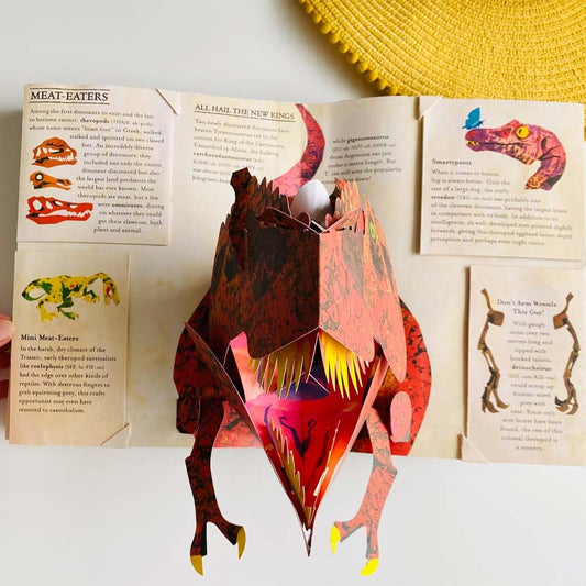 3D Encyklopedi förhistoriska dinosaurier