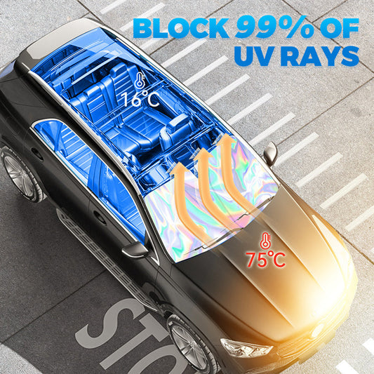 🌞🌈Laser Car Windshield Sunshade