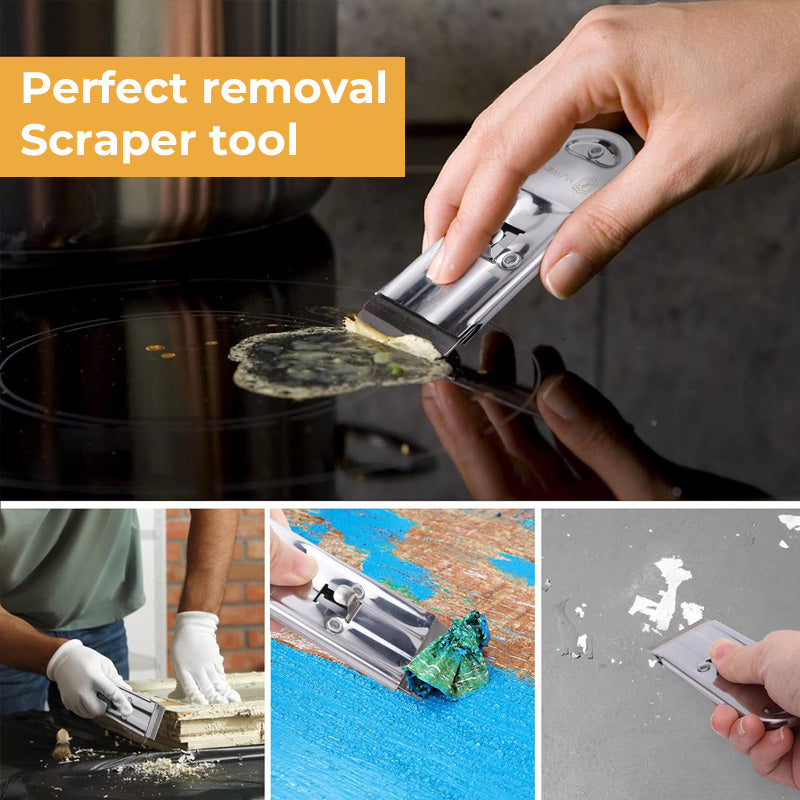 Multifunctional Stainless Steel Glue Removal Scraper