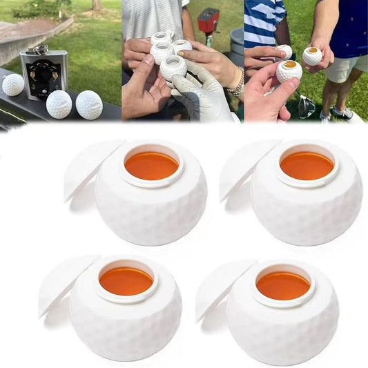 Kreativt golfbollformat shotglas