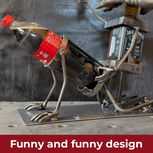 Skull Cola- och vinflaskstÀll