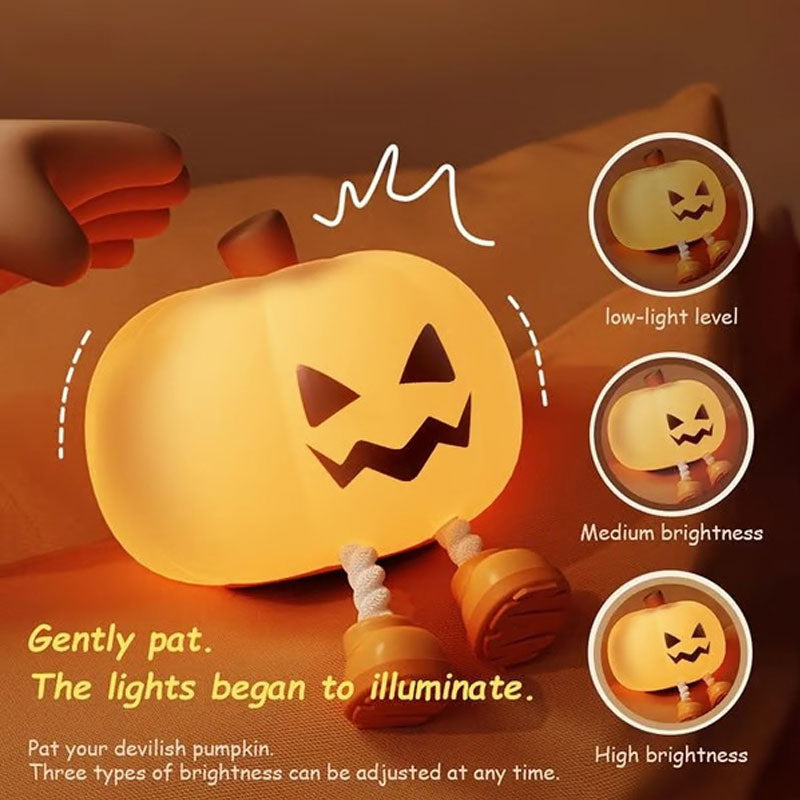 đ Halloweenpumpa-nattlampa â Lys upp den kusliga sĂ€songen! đ»
