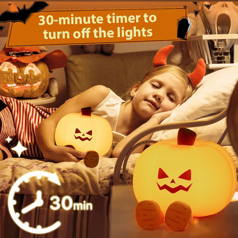 đ Halloweenpumpa-nattlampa â Lys upp den kusliga sĂ€songen! đ»