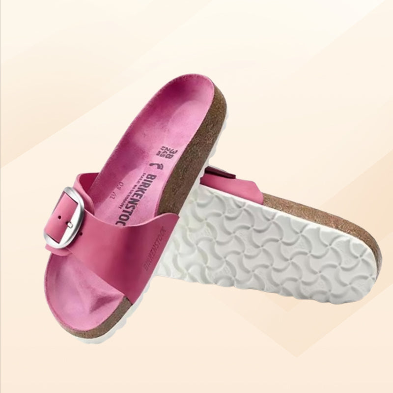 Neue lässige, flache Strandsandalen mit offener Spitze für Damen