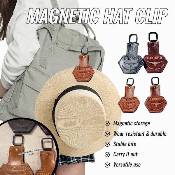 🧢 Magnetisk hattklämma