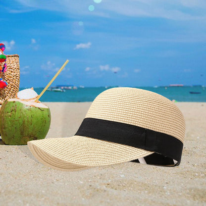Sommarstrandsolhatt Modehatt Med Bred Brätte