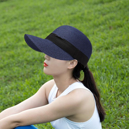 Sommarstrandsolhatt Modehatt Med Bred Brätte