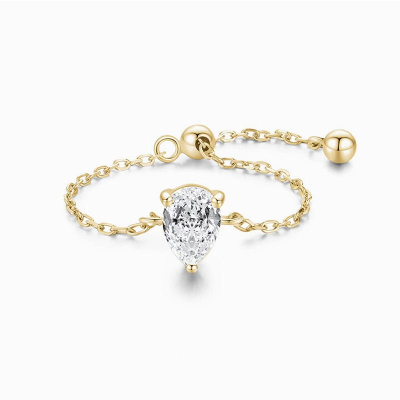 💎✨ Justerbar Glittrande Ring