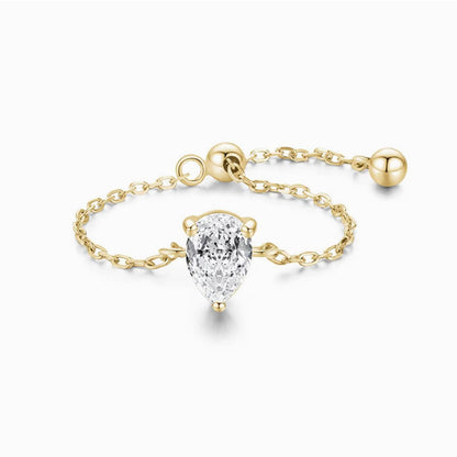 💎✨ Justerbar Glittrande Ring