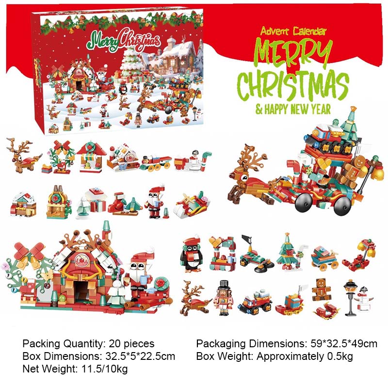 Jul Diy-Montering Byggkloss Blindlåda