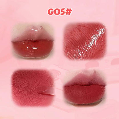 💖 Dubbel Läppglans & Kräm – Hjärtklappande Sötma 💋