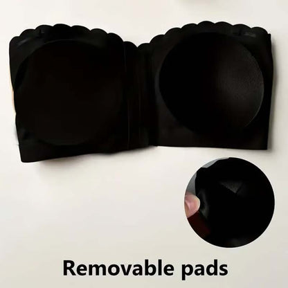 Sömlös framknäppning med axelband och bandeau-bh/Seamless Front Closure Strapless Bandeau Bra