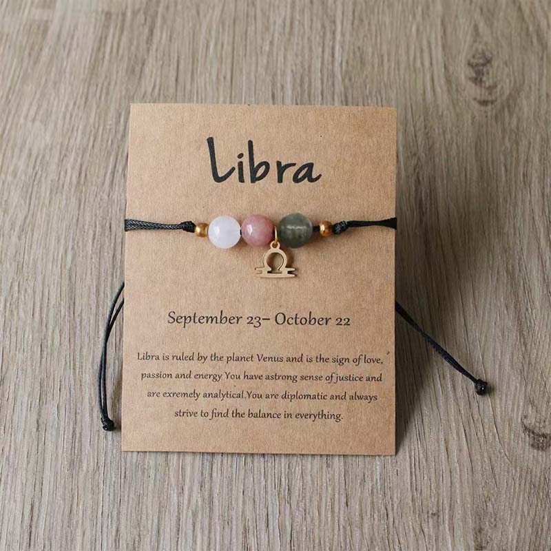 Tolv Konstellationer Handvävt Armband