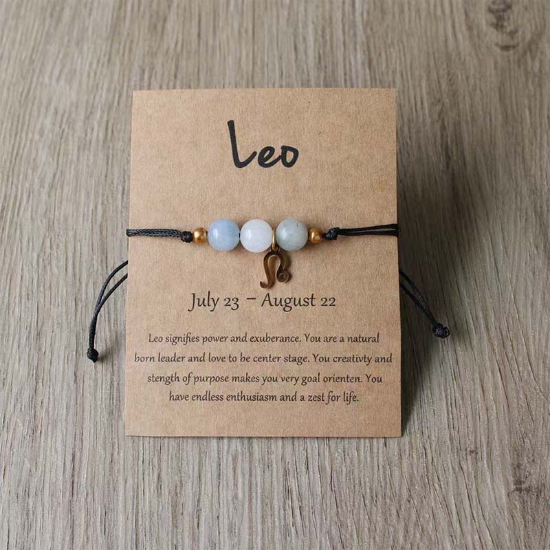 Tolv Konstellationer Handvävt Armband