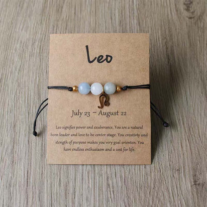 Tolv Konstellationer Handvävt Armband