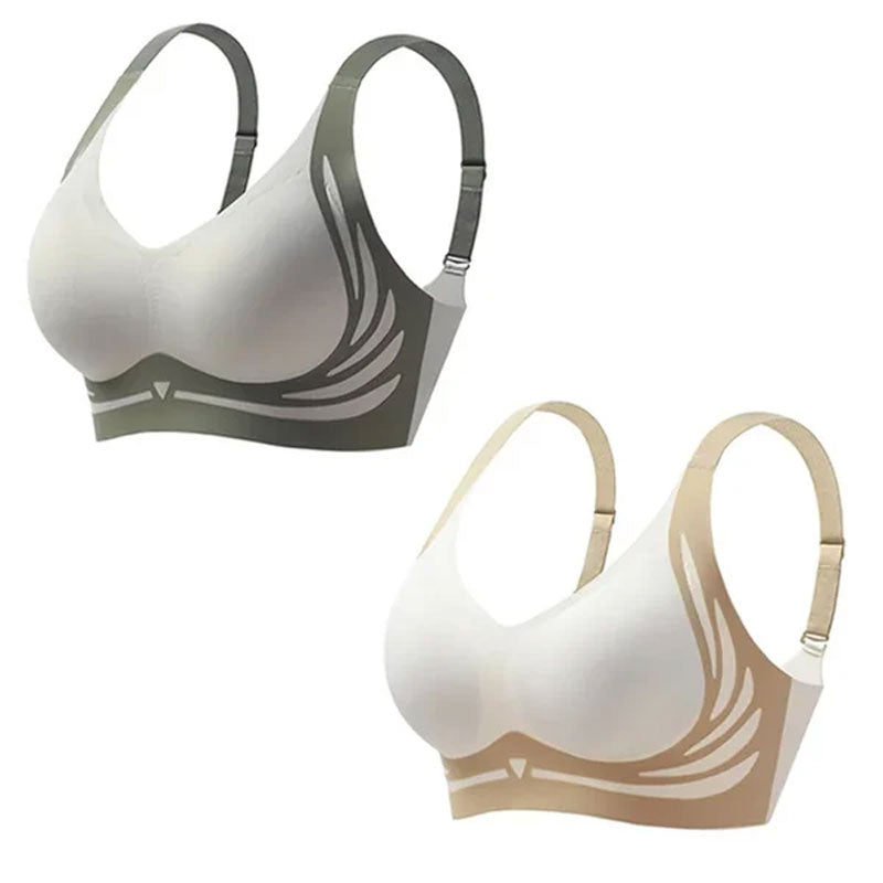 🎁Sista dagen 49% rabatt - Super samla bh| Trådlös Push-up BH👍Inga hängande bröst längre