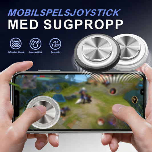 🎮【Mobilspelsjoystick med sugpropp】— Smidig kontroll, exakt rörelse!