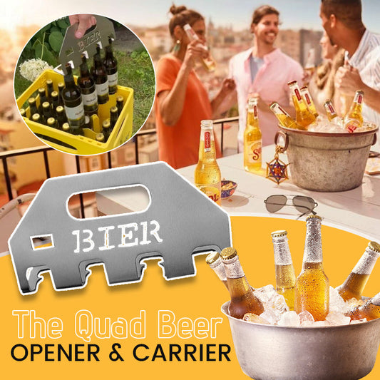 🍻The Quad ölöppnare och bärare