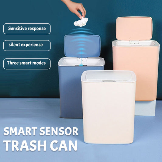 Papperskorg med smart sensor