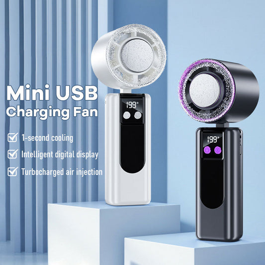 🔥【Hot Sale】Höghastighets Turbo Mini USB laddningsfläkt