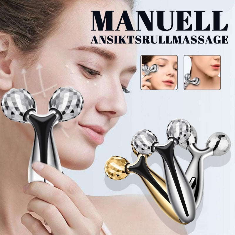 Manuell Ansiktsrullmassage