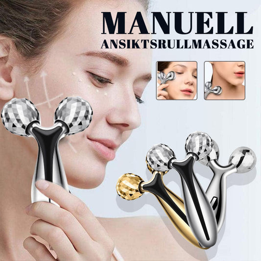 Manuell Ansiktsrullmassage