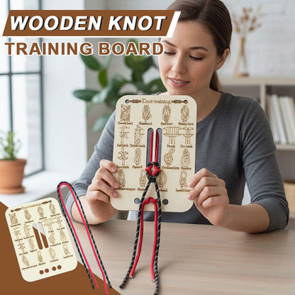 🪢 [Mästra repkonsten] Träknutträningsbräda🌲✨