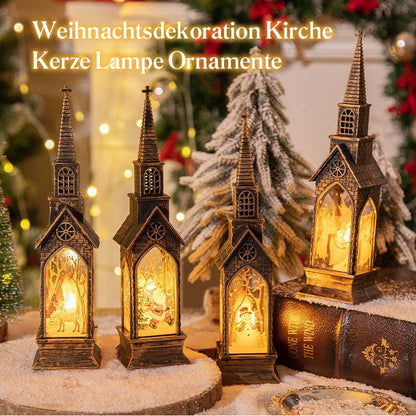 Juldekoration Kyrka Ljus Lampa Ornament
