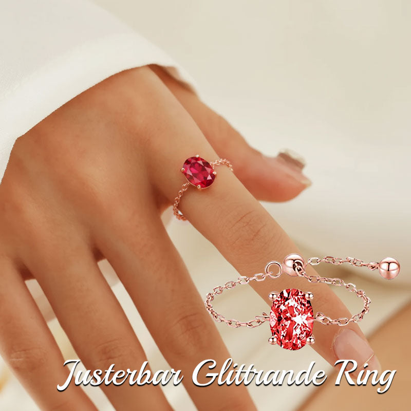 💎✨ Justerbar Glittrande Ring