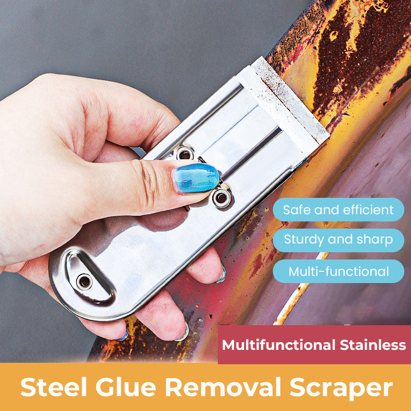 Multifunctional Stainless Steel Glue Removal Scraper