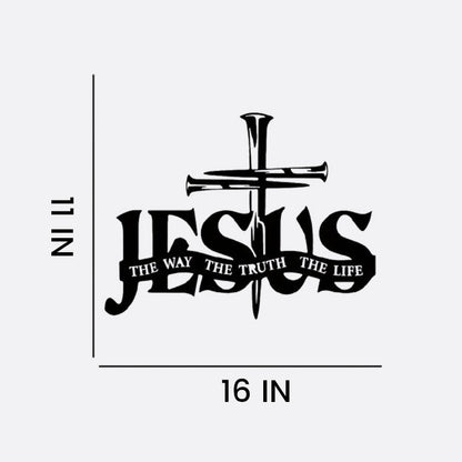(🎁Sista dagen 49% rabatt)🔥Jesus & Cross Design Wall Art - ⌛Limiterad handgjord serie