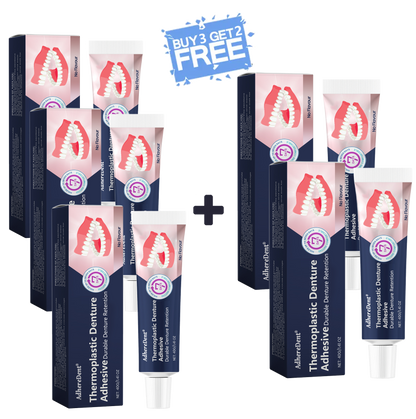 Termoplastisk självhäftande lim för tandproteser ⏳ Permanent fäste för tandprotesen
