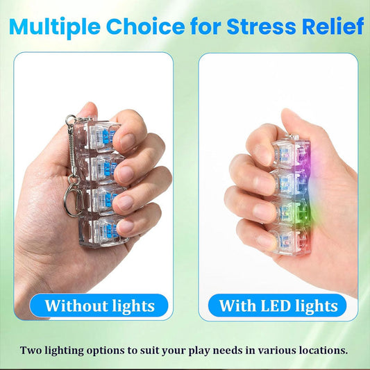 Packa Upp Nyckelringen Till Det Mekaniska Tangentbordet Med Fyra Knappar 🎮