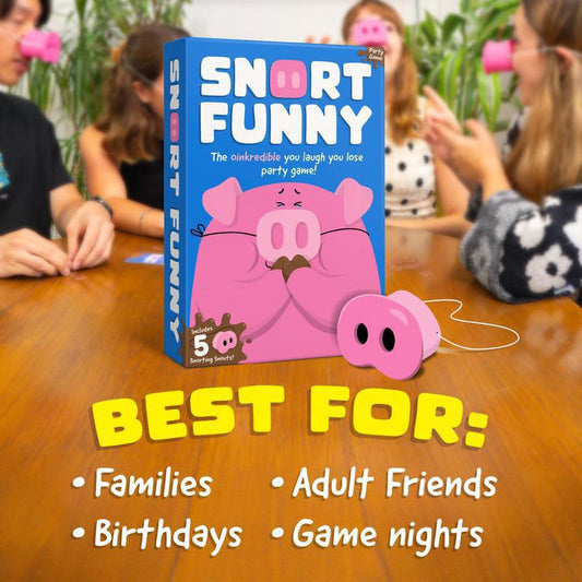 Snort Funny: Partyspelet ”Skratta och du förlorar” 🐷😂