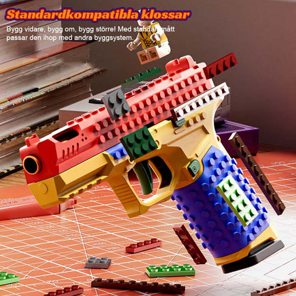 Monterbara Byggklossar G17 Glock Leksakspistol