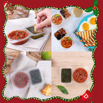 Kryddbehållare med två fack