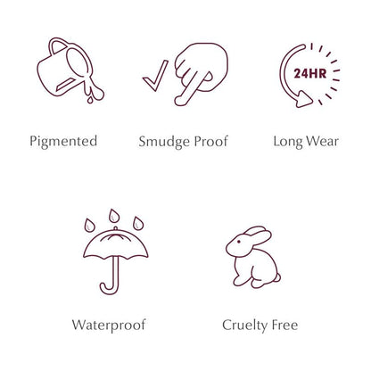 🎁Köp 1, få 1 gratis🔥-🌟24-timmars vattenfast eyeliner duo vässbar ögonpenna💦