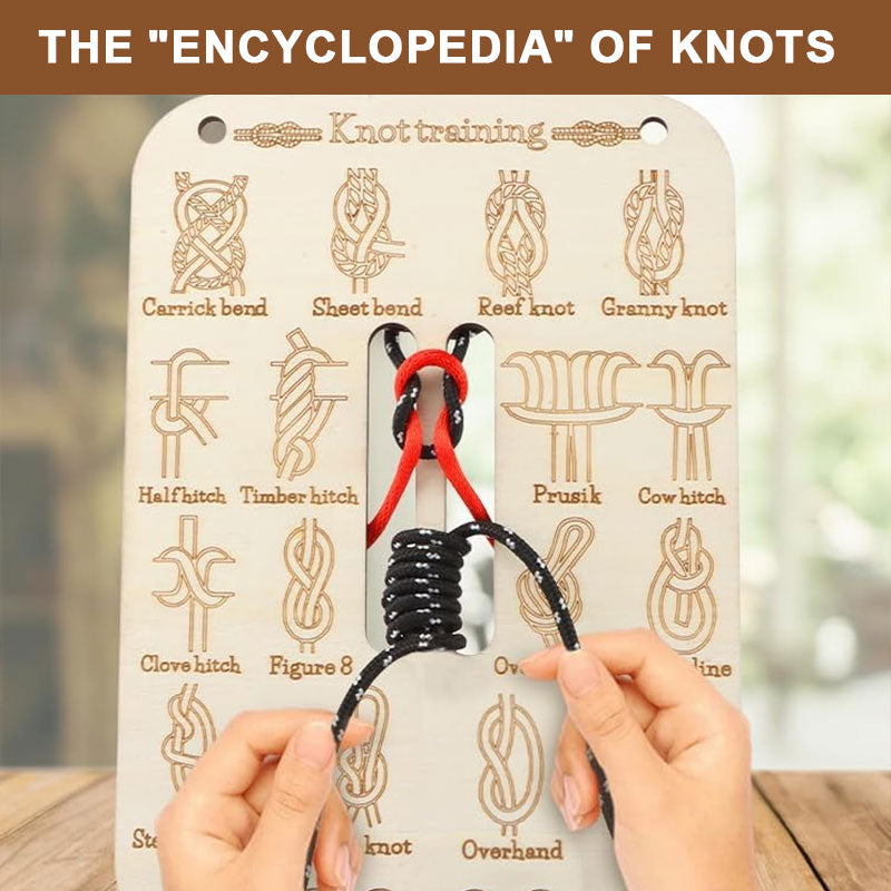 🪢 [Mästra repkonsten] Träknutträningsbräda🌲✨