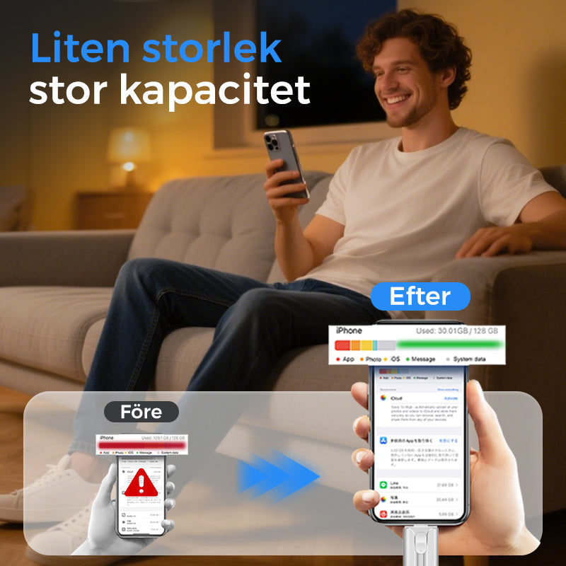 USB-minne för extern lagring 📀 - Perfekt för att spara och bär med dina filer! 🚀