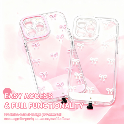 🎀 Ljusstyrande fjärilsbåge Stötsäker mobilskal