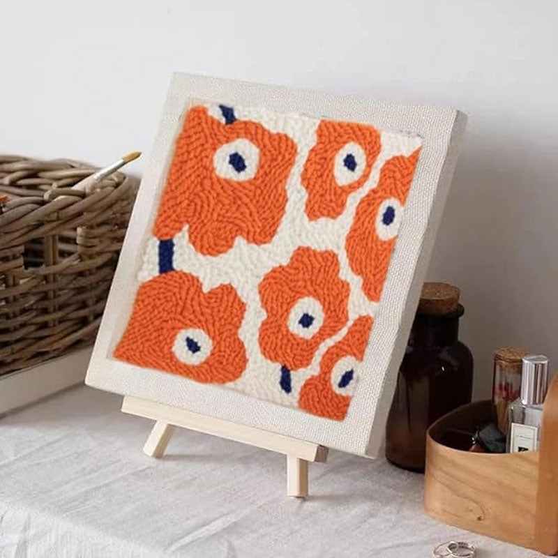DIY stämplat broderi fotoram broderimaterialkit🧵
