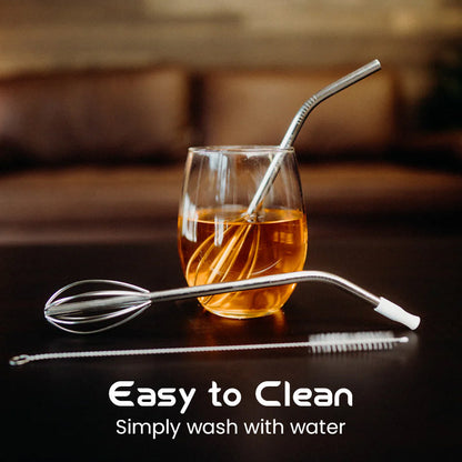 🍹 [2-i-1-innovation] Vispsugrör | Smutta, rör om och njut av varje droppe! ✨