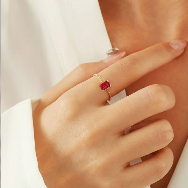 💎✨ Justerbar Glittrande Ring