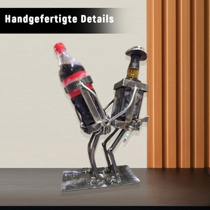 Vinställ med dödskalle och korslagda ben