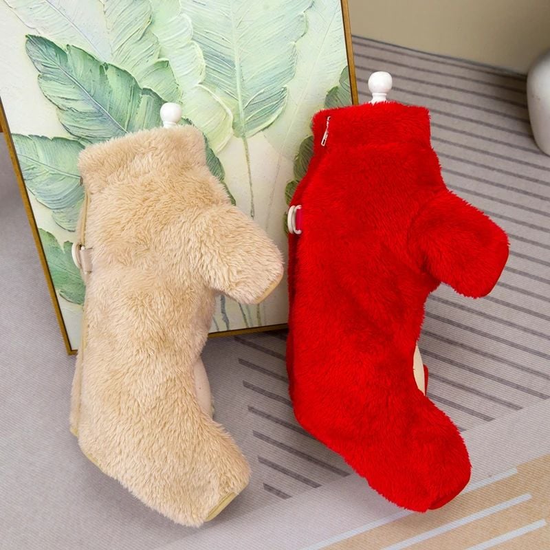 🐶Vinterhund jumpsuit med dragkedja bak