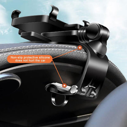 Multifunktionell Dashboard Clip-on Biltelefonhållare