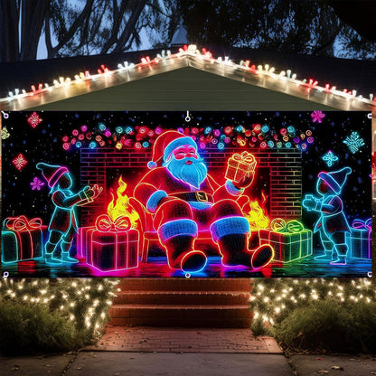 🔥UV-fluorescerande julbanner – Den perfekta bakgrunden för din julfest!🎄-🏆 Tidsbegränsat erbjudande ⚡💥