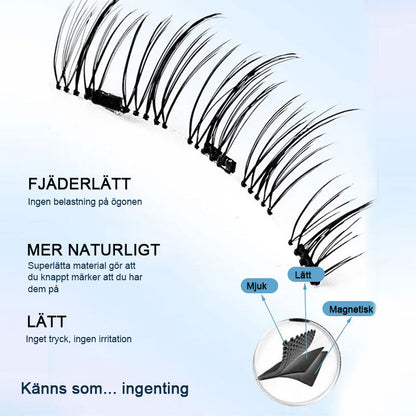 Magnetiska Lösögonfransar I Set
